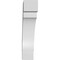 Ekena Millwork 6-in. W x 22-in. D x 28-in. H Merced Architectural Grade PVC Knee Brace BRCP06X22X28MRC - alternate 4